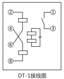 DD-1/50接地繼電器外引接線圖