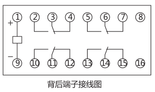 BS-30時(shí)間繼電器內(nèi)部接線及外引接線圖片